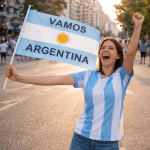 Pack X6 Bandera De Argentina 60x40 Para Flameo 1878 - Imagen 4