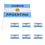 Pack X6 Bandera De Argentina 60x40 Para Flameo 1878