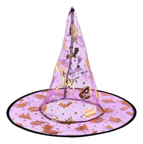 Pack X 10 Sombrero Bruja Disfraz Halloween Fiesta Disfraces - Imagen 5