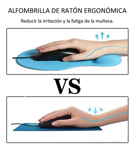 Pad Mouse Con Apoya Muñeca Ergonomico Anti Dolor P375 - Image 9