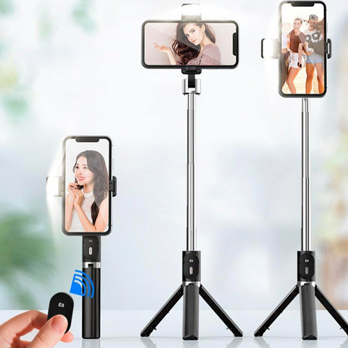 Palo Selfie Control Bluetooth Trípode + Lente Led P60d - Imagen 2