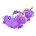 Pantufla Cerrada De Personaje Unicornio Felpa Súper Abrigada – imagen 11