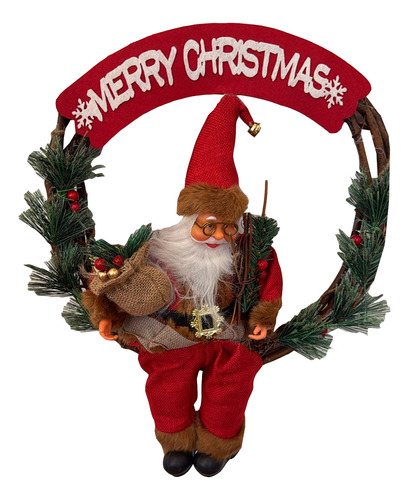 Papá noel colgante adorno para navidad 24025