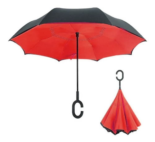 Paraguas reversible doble tela resistente - Image 46