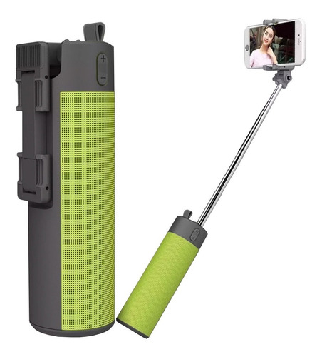 Parlante Baston Palo Selfie Bluetooth Monopod Fotos Música - Image 1