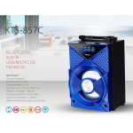 Parlante Portatil Recargable Usb Sd Mp3 Bluetooth Kts-857c - Imagen 3