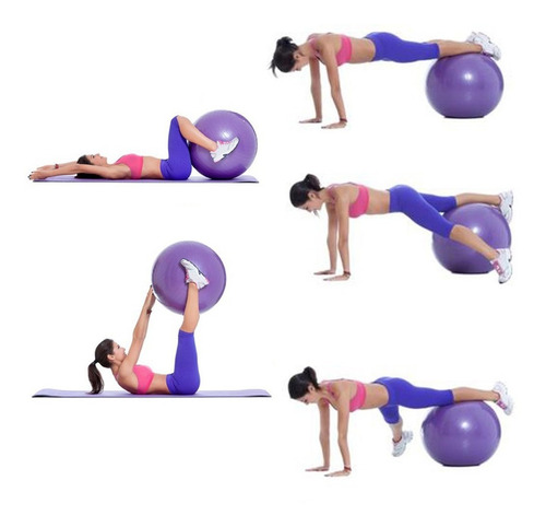 Pelota Esferodinamia Inflable Yoga Pilates Ejercicio 55 Cm - Imagen 25