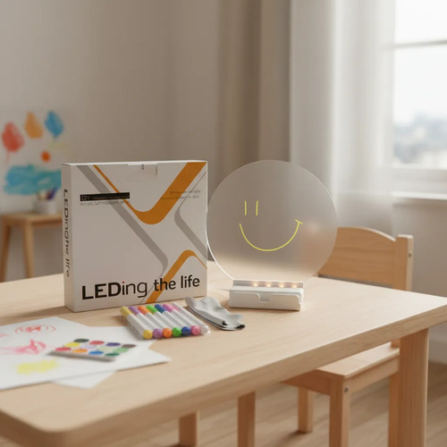 Pizarra mágica circular luminosa LED - Image 1