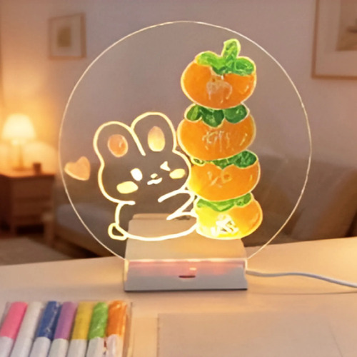 Pizarra mágica circular luminosa LED - Image 3