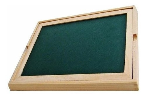 Pizarra Magnética Dibujo Doble Caja Madera Accesorios 30x23 - Image 2