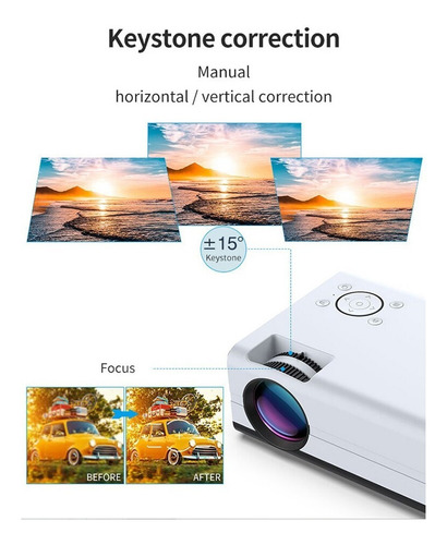 Proyector Multimedia Android Wifi 3500l Ultra Hd 1080p 4k - Image 7