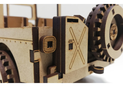 Puzzle 3d Rompecabezas De Madera Auto Willys Wa00117 - Image 4