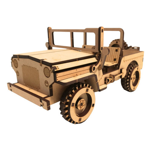 Puzzle 3d Rompecabezas De Madera Auto Willys Wa00117