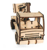 Puzzle 3d Rompecabezas De Madera Camion Con Elevador Wa00119 - Image 5