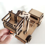 Puzzle 3d Rompecabezas De Madera Camion Con Elevador Wa00119 - Image 4