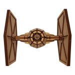 Nave de Star Wars Tie Fighter de madera para armar - Wa00112 – detalle del producto
