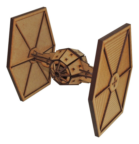 Puzzle_3d_Rompecabezas_De_Madera_Nave_Tie_Fighter_Wa00112_D_852100-MLA70252887315_072023-O.jpg Nave de Star Wars Tie Fighter de madera para armar - Wa00112