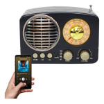 Radio Vintage Parlante Bluetooth/aux/usb Radio Am/fm M161bt - Imagen 8