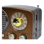 Radio Vintage Parlante Bluetooth/aux/usb Radio Am/fm M161bt - Imagen 2
