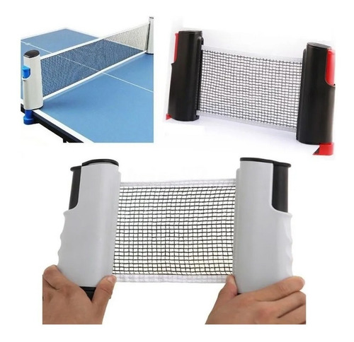Red De Ping Pong Retractil Adaptable A Cualquier Mesa 150 Cm - Imagen 6