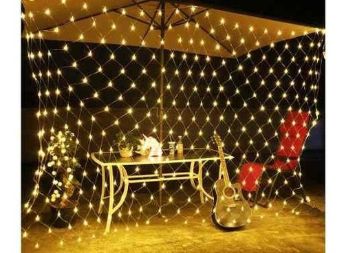 Red Guirnalda 144 Led Blanco Calido 1.80 X 1 Mts - Image 1