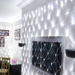 Red Guirnalda 144 Led Blanco Frio 1.80 X 1 Mts - Image 2