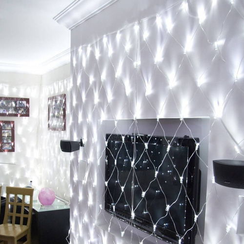 Red Guirnalda 144 Led Blanco Frio 1.80 X 1 Mts - Image 2