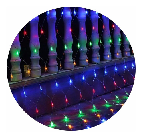Red Guirnalda 144 Led Multicolor 1.80 X 1 Mts - Image 1