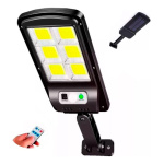 Reflector 300w Luz Led Con Panel Solar Lampara Pared Cob300w