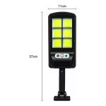Reflector 300w Luz Led Con Panel Solar Lampara Pared Cob300w - Imagen 4