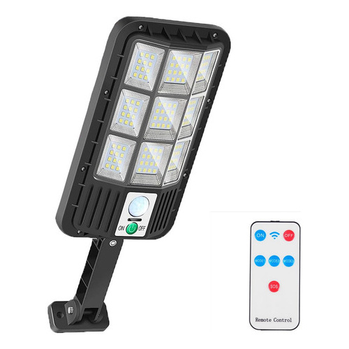 Reflector Lampara Solar Led Con Sensor Aplique Pared 602led