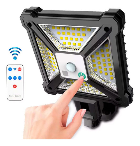 Reflector solar LED con sensor de movimiento para pared 96led - Image 4