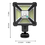 Reflector solar LED con sensor de movimiento para pared 96led - Image 6