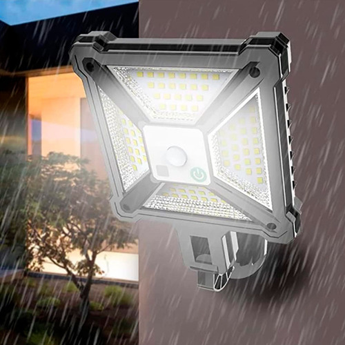 Reflector solar LED con sensor de movimiento para pared 96led - Image 2