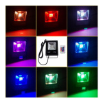 Reflector Led 20w Rgb 16 Colores Con Control Remoto Multiled - Image 5