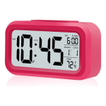 Reloj despertador LCD luz snooze light con calendario y temperatura - Imagen 25