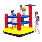 Ring De Boxeo Saltarin Inflable Con Guantes Y Pelota