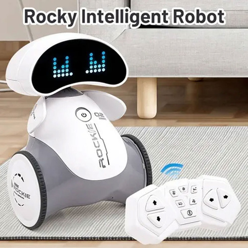 Robot Rockie Juguete Inteligente Con Control Interactivo 02 – vista lateral