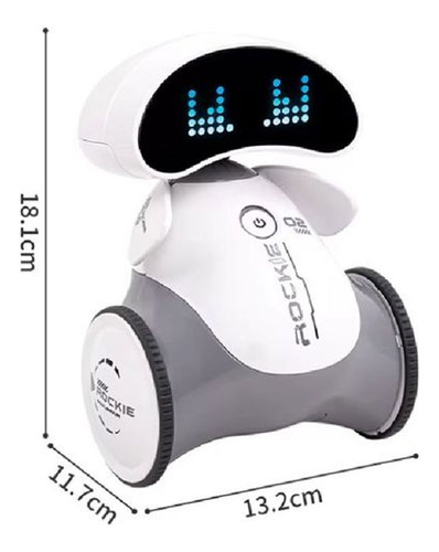 Robot Rockie Juguete Inteligente Con Control Interactivo 02 – vista superior