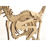 Velocirraptor de madera para armar - Wa00116 – vista lateral