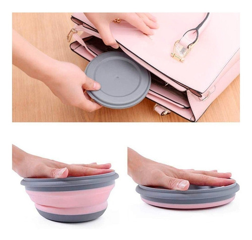 Set De 3 Bowl Taper Plegables De Silicona Cocina Sil-157 - Imagen 12