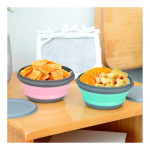 Set De 3 Bowl Taper Plegables De Silicona Cocina Sil-157 - Imagen 7