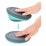 Set De 3 Bowl Taper Plegables De Silicona Cocina Sil-157 - Imagen 4