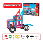 Set De Construcción Magnéticos 24 Y 25 Piezas Modelo Auto - Imagen 2
