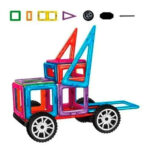 Set De Construcción Magnéticos 24 Y 25 Piezas Modelo Auto - Imagen 4