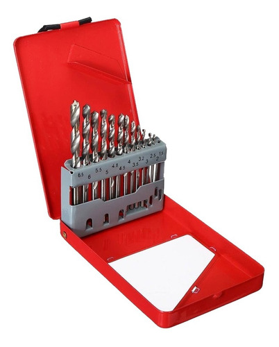 Set_Juego_De_13_Mechas_Acero_Rapido_Para_Madera_1.5_A_6.5_Mm_D_691174-MLA40099948276_122019-O.jpg Set Juego De 13 Mechas Acero Rapido Para Madera 1.5 A 6.5 Mm - Image 1