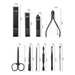 Set manicura y pedicura en estuche de 15 piezas acero inoxidable - Image 6