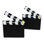 Set X 10 Mini Pizarra Claqueta Cine Pelicula Deco Souvenir - Imagen 2