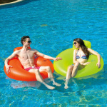 Sillón Colchoneta Sofa Inflable Flotante Verano Pileta – vista lateral
