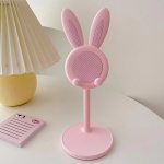 Soporte Apoya Celular O Tablet De Mesa Orejas Conejo El374 - Imagen 5